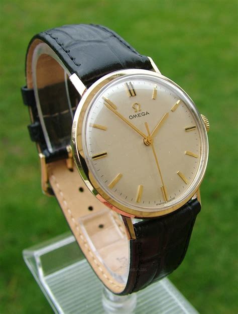 vintage omega watches 1960s gold